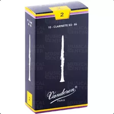 3 Palhetas P/clarinete Sib Tradicional N.2 Cr102 Vandoren