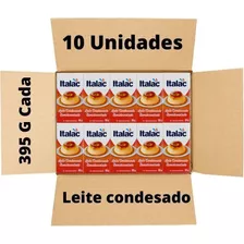 Kit 10 Caixa Leite Condensado Italac Pudim Doces Bolos 395g 
