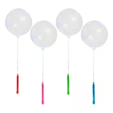 25 Unid Balão Bexiga De Led Colorido Para Decoração De Festa