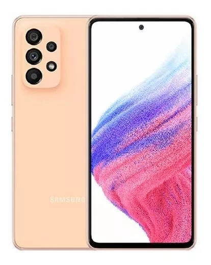 Samsung Galaxy A53 Rosé Com Tela Infinita De 6,5 , 5g, 128gb