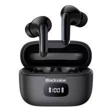 Auriculares Inalámbricos Blackview Airbuds8 Bluetooth Nc Color Negro Color De La Luz Azul