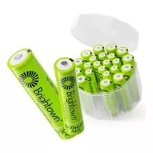 Brightown Bateria Recargable Aa Aaa, Bateria Doble A Precarg
