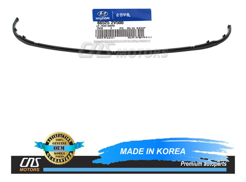 Genuine Front Bumper Lip Spoiler For 13-14 Hyundai Ddf Foto 5