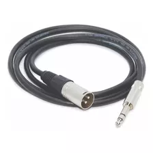 Cable Canon Xlr Macho A Plug Trs Balanceado 2 Mts Pro