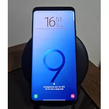 Celular Samsung S9+ 128 Gb Preto - 6gb + Carregador S/ Fio 