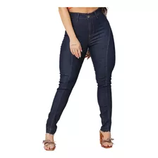 Calças Jeans Sem Bolso Efeito Legg Super Elastano