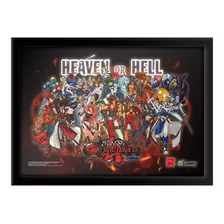 Quadro Guilty Gear X2 Pôster Retro A3 33 X 45 Cm