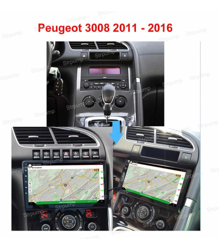 Radio Android 2+32 Carplay Peugeot 3008 2011-2015 Foto 2