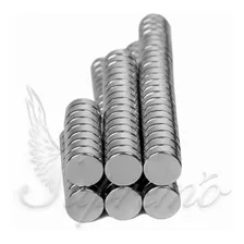 Super Ímã Neodímio N35 Disco 6x2 Mm - 20 Unidades - 