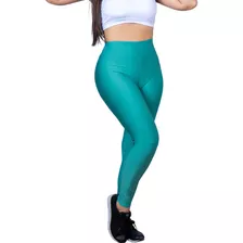 Calça Legging Feminina Cintura Alta 8cm Suplex Academia