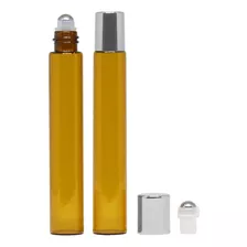 10 Frasco Vidro Ambar Perfume Roll-on 10 Ml Embalagem Vazia