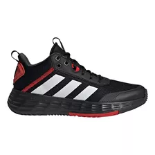 Tenis Basketball adidas Ownthegame - Negro-rojo-blanco