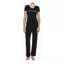 Conjunto Pijama Calvin Klein Camiseta Curta Calça Sleepwear