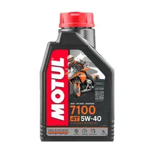 Óleo De Motor Motul Sintético 5w-40 Para Motos E Quadriciclos