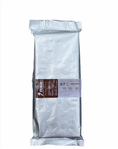 Chocolate Fenix Cobertura Amargo Nro 87 X 1 Kg