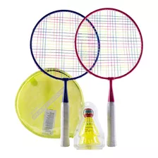 Badminton Juego De 2 Raquetas + 2 Gallitos Para Niños Tenis