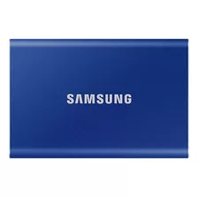 Disco Sólido Externo Samsung T7 Mu-pc500 500gb Azul