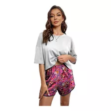 Short Ultra Cómodo Y Fresco Ropa De Casa