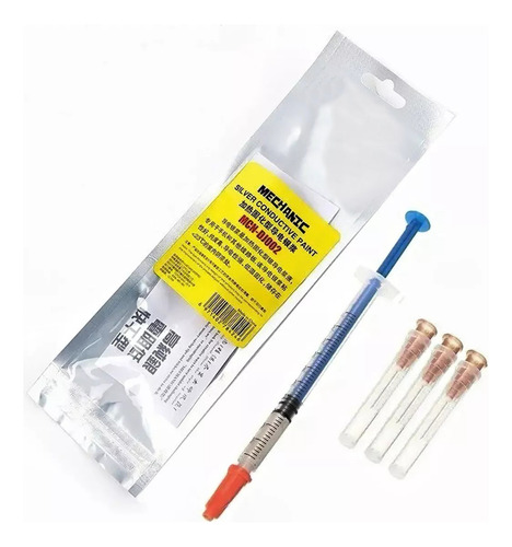 Tinta Conductiva Pintura De Plata 0.3ml Mechanic