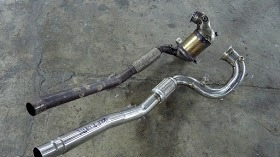 Downpipe Vw Seat Audi 1.2 1.4 Tsi Mk7 Inoxidable 2.5in Mqb Foto 3