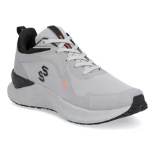 Tenis Caballero Super Sport Deportivo Gris 672-25