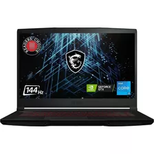 Notebook Gamer Msi Core I5, 8gb, 256gb Ssd, 15.6 , Gtx 1650.