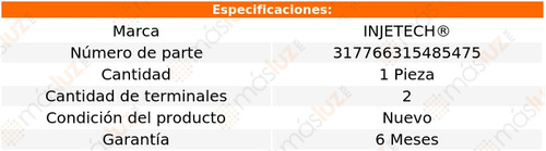 1- Sensor Temp Aire Adm (iat) Alero L4 2.4l 99/01 Injetech Foto 2