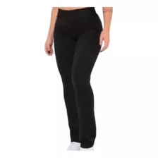 Calça Flare Feminina Boca De Sino Bailarina Cintura Alta