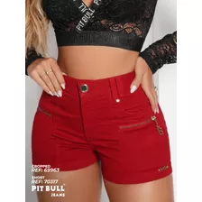 Shorts Jeans Feminina Pitbull Original Ref 70317