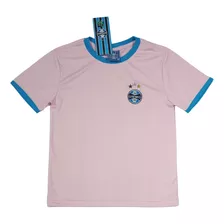 Camisa Grêmio Infantil Juvenil Rosa Licenciada Oficial