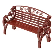 Escala 1/6 Park Street Bench Chair Settee Colecciones Modelo