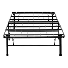 Base De Cama Shawn Zinus 1 Plaza 90x190x36cm Color Negro