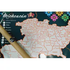 Mapa Rascable De Michoacán