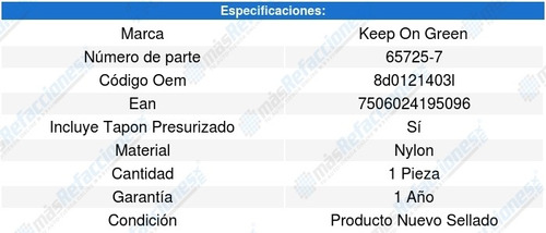 Deposito Anticongelante A4 Quattro 2.8l V6 98-01 Kg 6148748 Foto 6