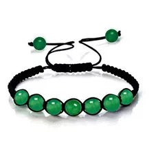 Pulsera Manilla Jade Verde Piedra Natural