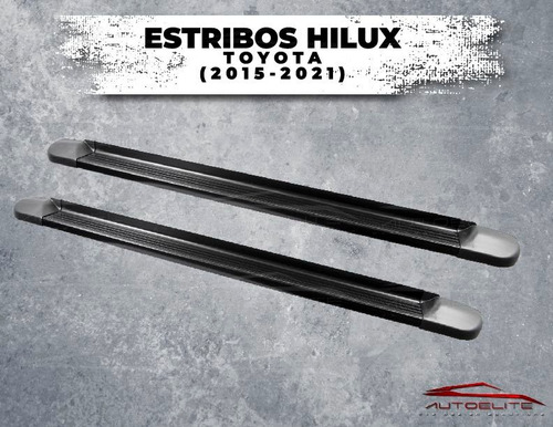 Estribos Hilux Toyota 4pts 2015 16 17 18 19 2020 2021 Torus Foto 4