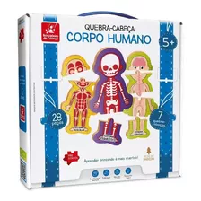 Puzzle Conheça O Corpo Humano 9909 - Brincadeira De Criança