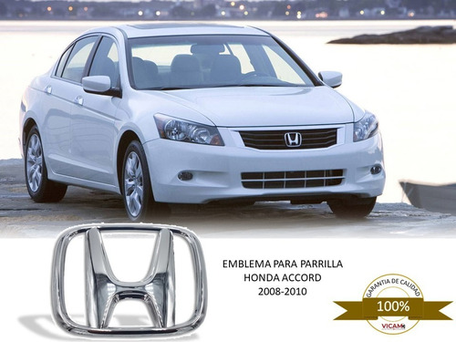 Emblema Para Parrilla Honda Accord 2008-2009-2010 Foto 3