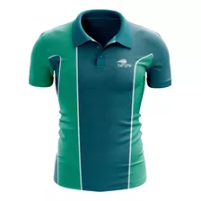 Camisa Polo Esportiva Tenista Dry Fit Uv50+ Malha Fina