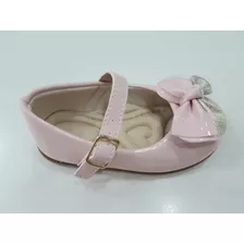 Sapatilha Bebê Infantil Rosa Tamanhos 16 Ao 22 Bb Pé 23387