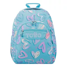 Mochila Escolar Acuarela Niña Estampado