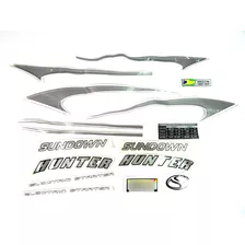 Kit De Adesivos Sundown Hunter 125