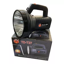 Lanterna Holofote Super Potente Led Recarregável 100w Td-t27