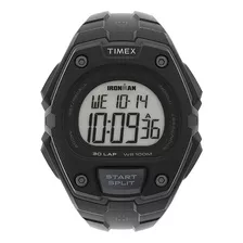 Relógio Timex Ironman Masculino Digital Esportivo Tw5m46100 Cor Da Correia Preto Cor Do Bisel Preto Cor Do Fundo Positivo