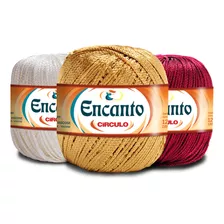 Fio Encanto Círculo 100g 3 Unidades 128m Pergunte Cores