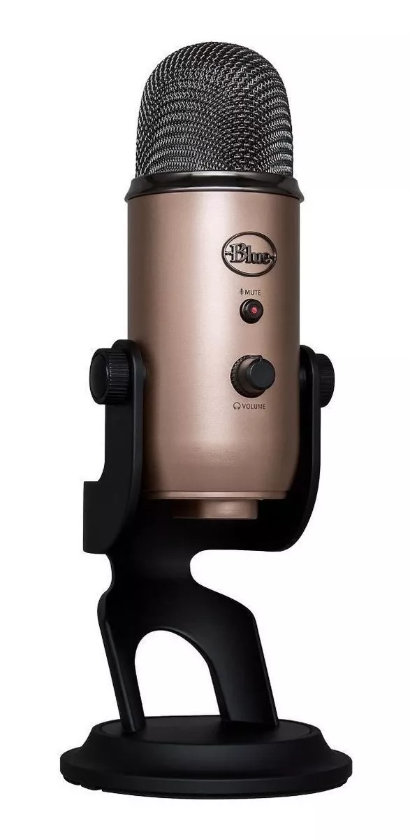 Micrófono Blue Yeti Condensador Multipatrón Platinum