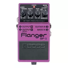 Pedal De Efeito Boss Flanger Bf-3 Violeta