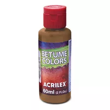 Betume Colors Acrilex 60ml Cor Marrom Caf