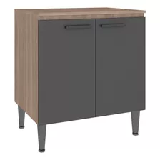 Balcão De Cozinha Com Tampo 80cm 2 Portas Max Ba