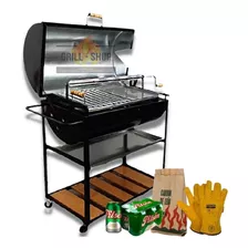 Parrilla Grill Shop De Acero Inoxidable 2 En 1 